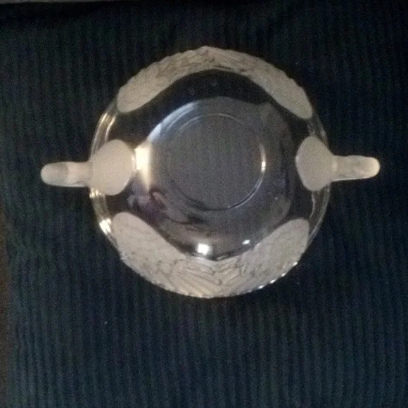 Vintage Mikasa  Walther Frosted Swan Bowl  Elegant Lead Crystal - Picture 3 of 8